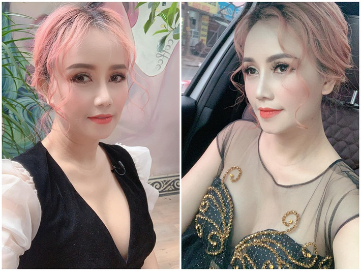 Nữ diễn viên lựa chọn trang phục giúp tôn vòng một dao kéo.