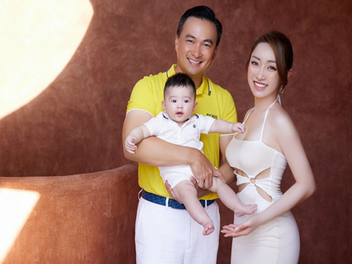 Có vợ đẹp, con xinh, Chi Bảo khiến nhiều người phải ghen tỵ. Ảnh: Dân Việt