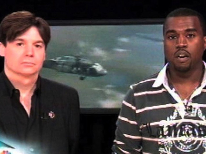Kanye West còn gây ồn ào khi đăng tweet chỉ trích Tổng thống George W. Bush để ủng hộ quyền lợi cho người đồng tính hay có nhiều phát ngôn tự tâng bốc bản thân như ví mình là… chúa Jesus.