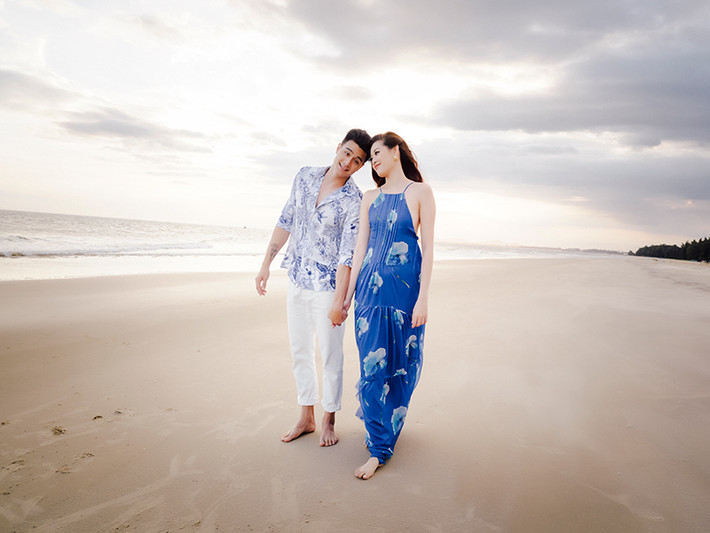 Khánh Vân và Vĩnh Thụy hiện tại đều kín tiếng về chuyện tình cảm.