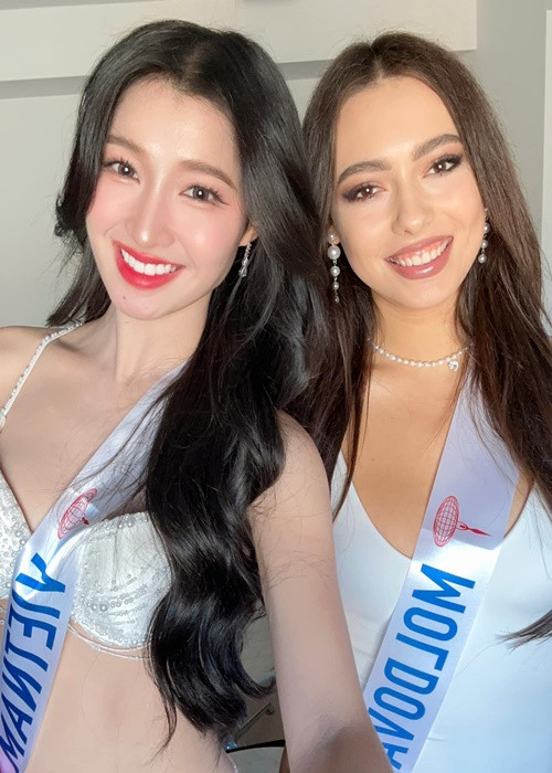 Phương Nhi được nhiều người đặt kỳ vọng sẽ làm nên chuyện ở Hoa hậu Quốc tế 2023. Ảnh: FBNV.
