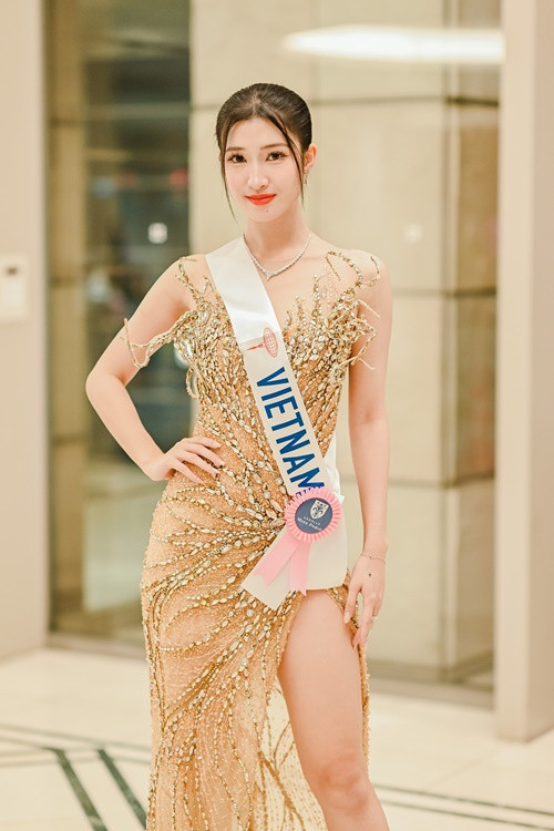 Cuộc thi Miss International 2023 - Hoa hậu Quốc tế 2023 đang diễn ra tại Nhật Bản. Đại diện Việt Nam - Á hậu Phương Nhi ghi điểm nhờ vẻ đẹp ngọt ngào cùng phong cách thời trang tinh tế. Ảnh: Miss International.