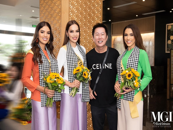 Lê Hoàng Phương hiện tại được lòng ông Nawat Itsaragrisil - Chủ tịch Miss Grand International. Ảnh: Miss Grand Vietnam.