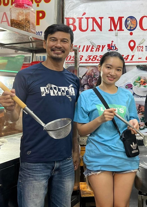 Nam diễn viên tận hưởng cuộc sống vợ chồng son ngọt ngào sau đám cưới hồi tháng 4/2022. Ảnh: FBNV