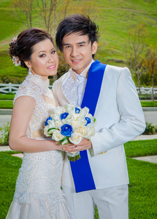 Thủy Tiên kém Đan Trường 10 tuổi. Cả hai quen biết nhau từ năm 2005 nhưng mãi đến năm 2010 cả hai mới chính thức hẹn hò. (Ảnh: VTC News)