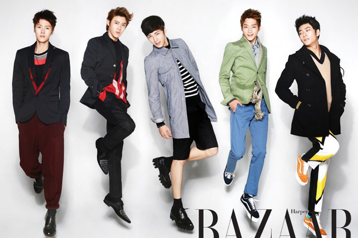 Nhóm 5urprise được đào tạo thanh nhạc và vũ đạo trong 2 năm trước khi ra mắt vào năm 2013. (Ảnh: Harper Bazaar)