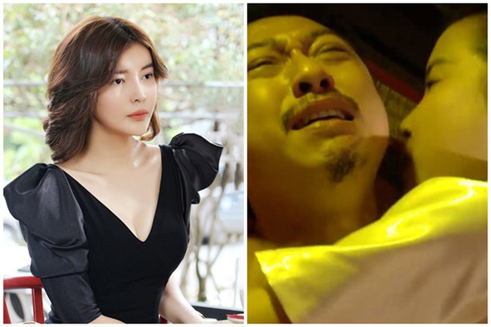 Mới đây, chia sẻ về cảnh nóng với Hứa Minh Đạt trong "Tiếng sét trong mưa", Cao Thái Hà cho biết đây là cảnh quay làm cô ám ảnh nhất, không dám xem lại. Ảnh: Vietnamnet