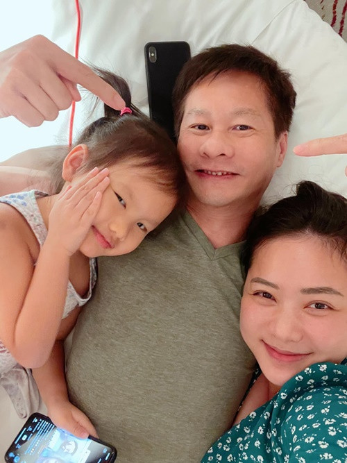 Ngoài Angelina và Valentina, đại gia Đức An còn có cô con gái tên Bồ Câu - trái ngọt tình yêu của anh và Phan Như Thảo. Ảnh: FBNV.