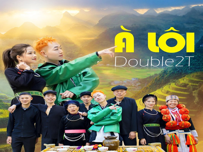 Khi đang tham gia Rap Việt 2023, Double2T kết hợp với nhà sản xuất âm nhạc Masew thực hiện bài hát À lôi. Ảnh: FBNV.