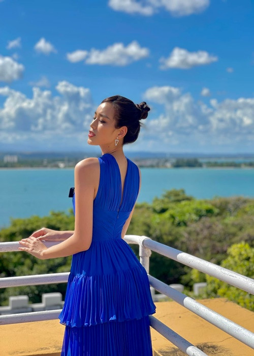 Đại diện Việt Nam Đỗ Thị Hà giữ tinh thần tốt trong những ngày qua.