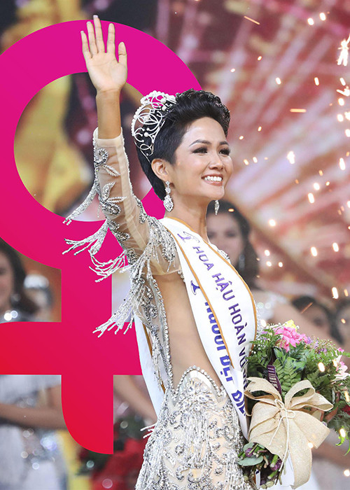 Sinh năm 1992, H’hen Niê là cái tên mờ nhạt cho đến khi chạm tay vào vương miện Hoa hậu Hoàn vũ Việt Nam 2017.