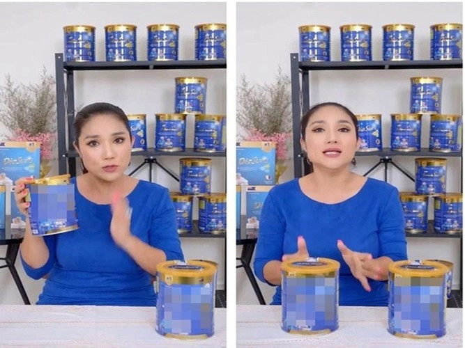 MC Cát Tường cũng quảng cáo “lố”. Theo Arttimes, nữ MC thanh minh rằng cô dùng những từ ngữ chưa đúng theo luật quảng cáo. "Nếu đúng, tôi nên nói là tôi đã sử dụng qua sản phẩm này rồi, tốt cho sức khỏe, hỗ trợ một số bệnh lý nào đó", Cát Tường cho hay. Ảnh: Arttimes.