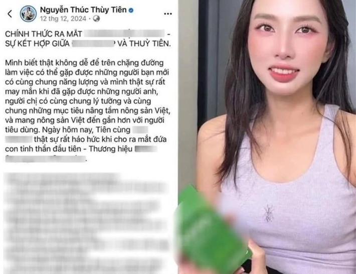 Trước đó, Thùy Tiên cho biết, cô rất bất ngờ và lo lắng trước các thông tin tiêu cực đang lan truyền về sản phẩm kẹo rau củ. Ảnh: Saostar.