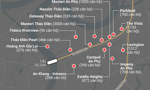 Khởi công tháng 8/2012, tuyến metro số 1 dài gần 20 km đi qua các quận 1, 2, 9, Bình Thạnh, Thủ Đức (TP.HCM) và huyện Dĩ An (Bình Dương). Trong thời gian qua, tuyến metro số 1 giống như "thỏi nam châm" hút hàng loạt dự án bất động sản.