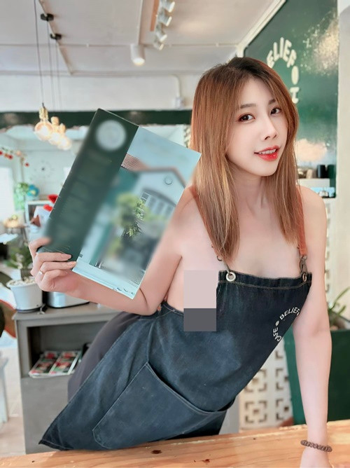 Một số cư dân mạng cho rằng Nathayada chỉ đang muốn gây chú ý bằng bộ ảnh "thả rông" vòng một, diện tạp dề.
