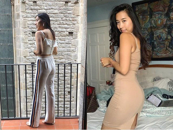 Mới đây, Y Vân khoe ảnh lột xác nhờ tập gym.