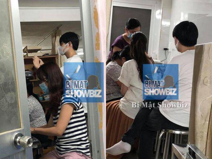 Một fanpage mới đây đăng tải hình ảnh được cho là Đông Nhi - Ông Cao Thắng tại một phòng khám thai tư nhân ở quận 3, TP HCM.