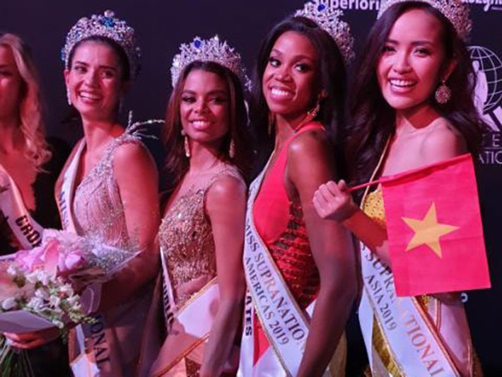 Thành tích Ngọc Châu lọt top 10 Hoa hậu Siêu quốc gia 2019 khiến người hâm mộ tự hào.