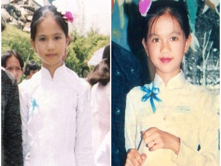 Ngày nhỏ, Ngọc Trinh rất thích gấu bông nhưng chỉ dám nhìn bạn bè mà không dám nghĩ đến vì nhà mình quá nghèo. Ảnh: Lao động