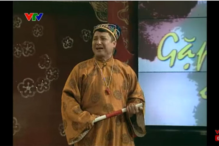 Nghệ sĩ Chí Trung lần đầu tham gia Táo Quân vào năm 2005. Vai diễn của anh là Táo giao thông. Ảnh: VTV