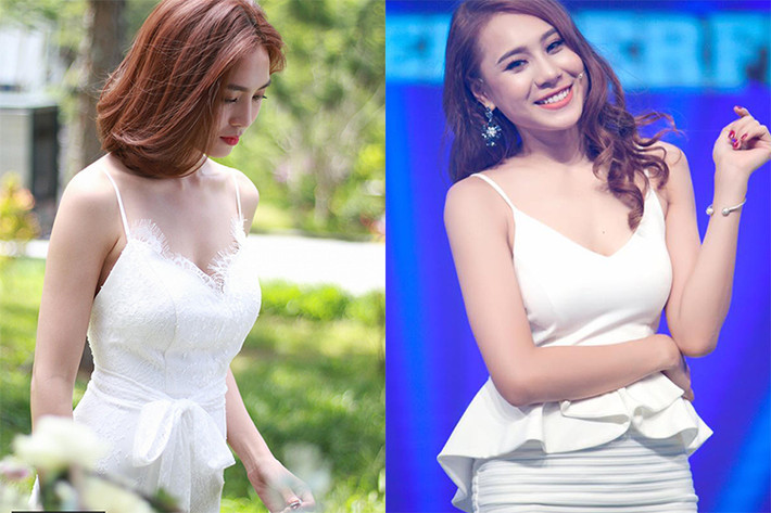 Ninh Dương Lan Ngọc và Bích Trâm đều quyến rũ khi diện váy áo hai dây gợi cảm. Ảnh: FBNV