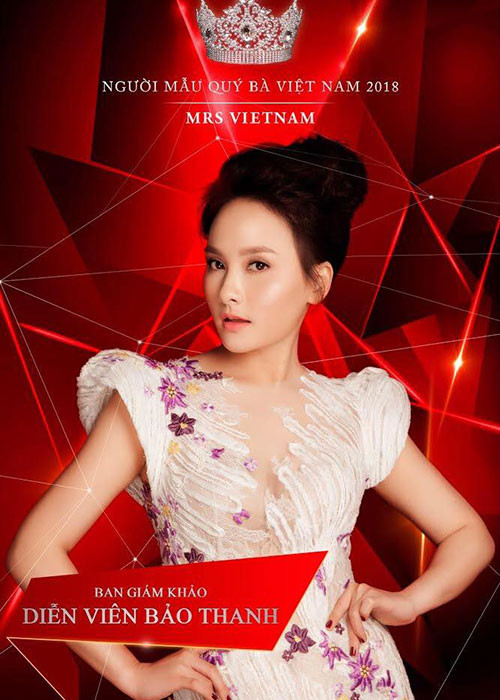 Mới đây, Bảo Thanh còn trở thành giám khảo của cuộc thi Người mẫu quý bà Việt Nam 2018.