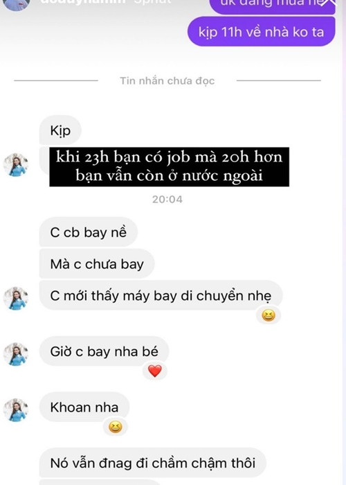 Đắt show, Thùy Tiên làm việc không ngừng nghỉ. Một trợ lý từng tiết lộ, lịch trình của người đẹp dày đặc đến mức 23h có công việc mà hơn 20h cô vẫn ở nước ngoài. Ảnh; Yan