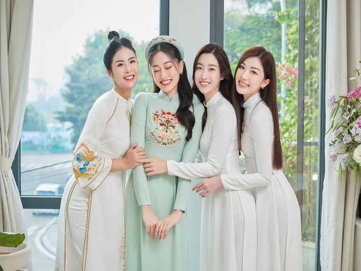 Nàng á hậu hút mọi ánh nhìn bên Hoa hậu Ngọc Hân và dàn phù dâu.
