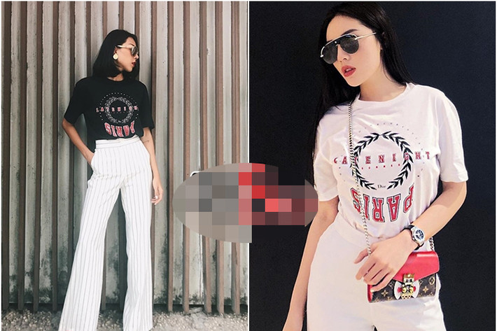 Sự đồng điệu về phong cách khiến Minh Triệu và Kỳ Duyên bị gọi tên giữa tin đồn hai mỹ nhân Việt đang yêu nhau. Ảnh: Vietnamnet
