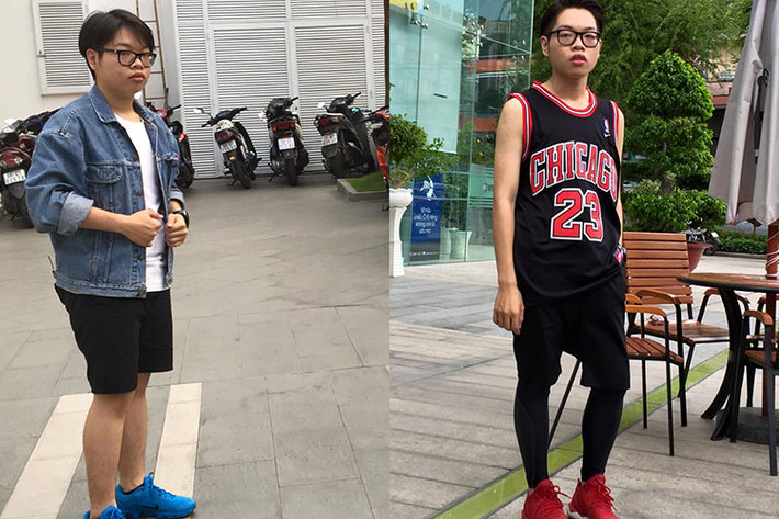 Đức Phúc đã trải qua quá trình giảm cân khắc nghiệt. Anh chạy bộ giảm cân, uống nước thay cơm. Ảnh: FBNV