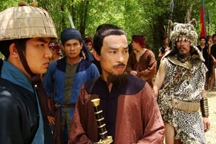 Năm 2013, Chu Hùng "Người phán xử" đóng vai Quách Bốc trong bộ phim truyền hình “Thái sư Trần Thủ Độ”. Bộ phim được đầu tư kinh phí thực hiện mừng Đại lễ 1000 năm Thăng Long. Ảnh: Internet
