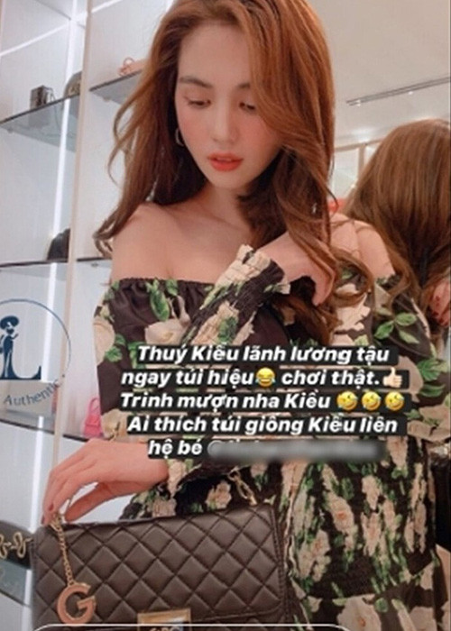 Ngọc Trinh từng hé lộ mức lương của Thuý Kiều "không phải dạng vừa" khi vừa lĩnh đã có thể tậu ngay túi hiệu.