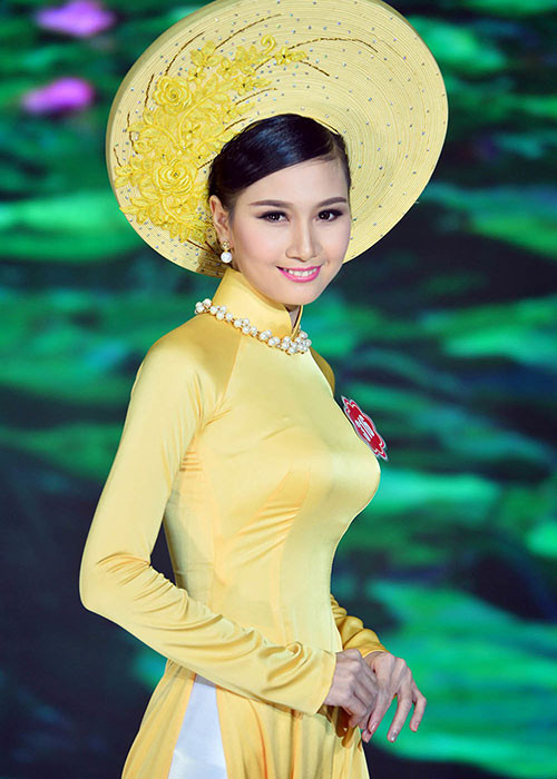 Thời điểm thi nhan sắc, Nguyễn Thị Hà cao 1m71, có số đo 3 vòng: 85-62-90. Ảnh: Vietnamnet