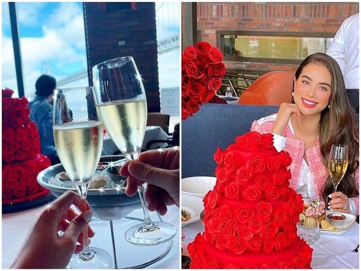 Valentine 2022, Phạm Hương chia sẻ loạt ảnh hẹn hò với chồng sắp cưới. Đây là lần hiếm hoi nàng hoa hậu đăng tải khoảnh khắc bên nửa kia của mình.