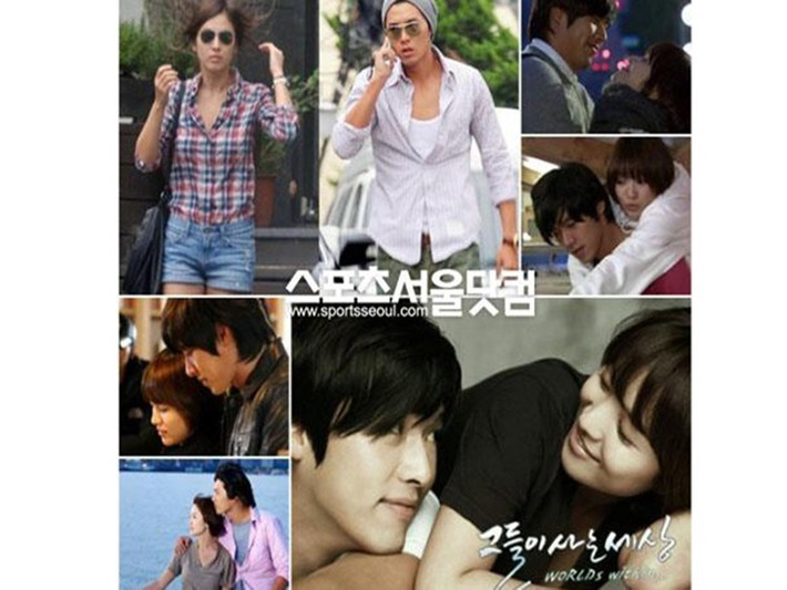 Sau khi “đường ai nấy đi” với Hwang Ji Hyun, Hyun Bin yêu Song Hye Kyo vào năm 2009. Nam diễn viên dành rất nhiều tình cảm cho bạn gái. Ảnh: Sportseoul