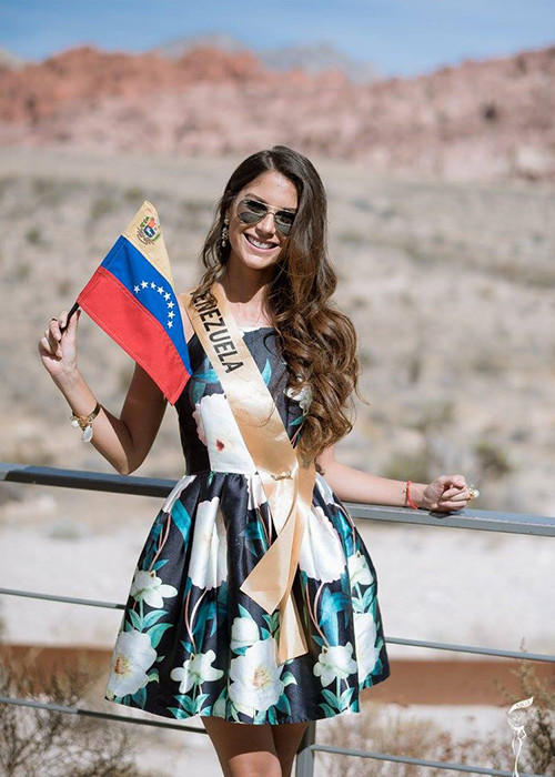 Debora Paola Medina sinh năm 1994 tại San Juan de Colon, Trujillo, Venezuela. Cô cao 1m76, nặng 52 kg và sở hữu số đo 3 vòng: 75-60-80 cm. (Ảnh: Miss Grand International)