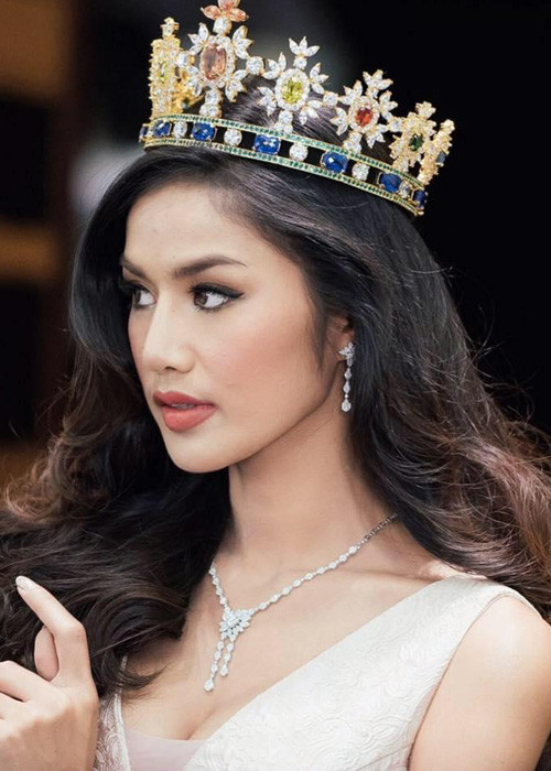 Xuất thân là một người mẫu, đại diện của Thái Lan còn gây ấn tượng bởi sự điềm tĩnh, tự tin. (Ảnh: Miss Intercontinental)