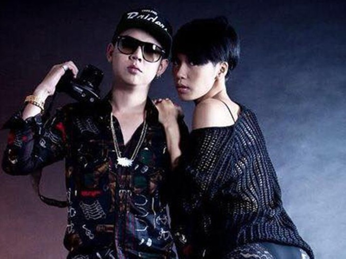 Cách đây nhiều năm, Minh Tú hẹn hò rapper Andree. Ảnh: Pose