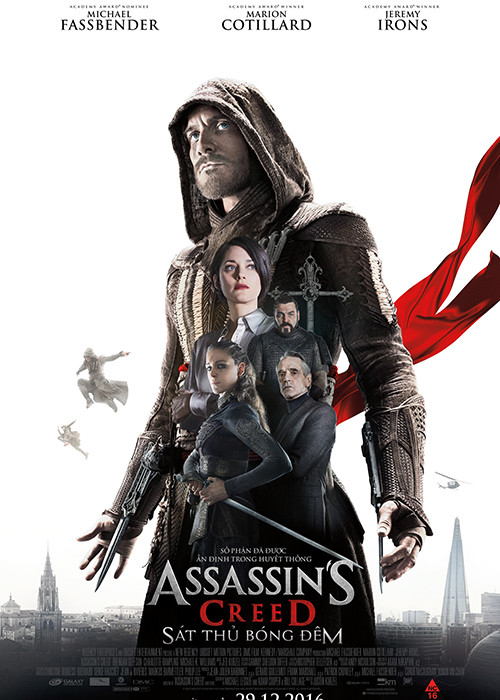 Cũng được ra mắt vào dịp cuối năm, “Sát thủ bóng đêm” được làm theo tựa game đình đám cùng tên. Nội dung phiên bản điện ảnh kể về cuộc chiến kéo dài hàng trăm năm giữa Hội sát thủ và Hiệp sĩ dòng Đền nhằm tranh giành một thần vật có sức mạnh thần bí. (Ảnh: ĐPCC)