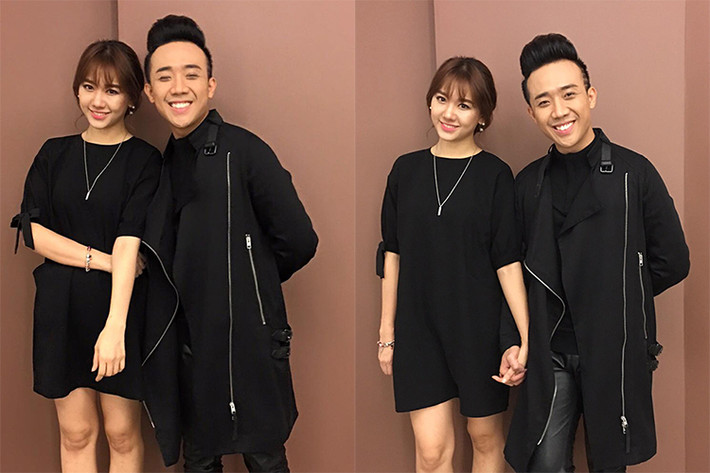 Trấn Thành - Hari Won là hai nghệ sĩ nổi tiếng của làng trí Việt nên chuyện tình của cặp đôi này đã gây chú ý ngay từ khi được công khai. (Ảnh: Facebook nhân vật)