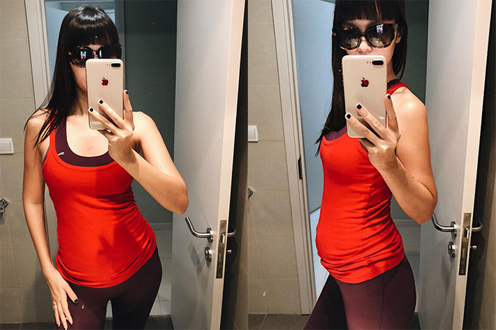 Hot Face sao Việt 24h: Để chiều fans, siêu mẫu Hà Anh đăng tải hình ảnh bụng bầu 5 tháng.