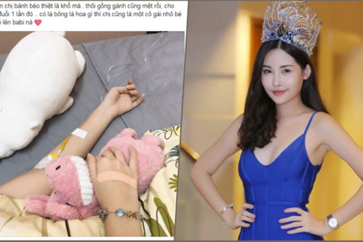 Đầu năm 2018, Ngân Anh bị đề nghị hủy kết quả tại cuộc thi Hoa hậu Đại dương. Giữa ồn ào, cô nhập viện vì bị ngất xỉu.