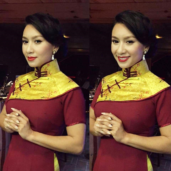 Hiện tại, ở tuổi U50, Y Phụng sở hữu làn da ngăm đen, gương mặt đầy đặn hơn xưa, cô cũng để lộ thân hình phát tướng thấy rõ sau thời gian hạn chế hoạt động nghệ thuật. Ảnh: NSCC.