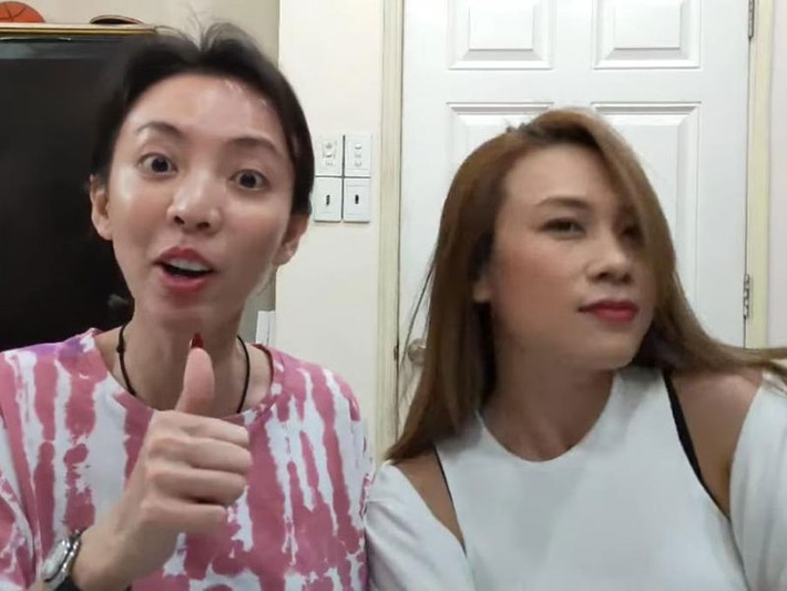 Trên trang cá nhân, đạo diễn Nguyễn Quang Dũng đăng tải clip Mỹ Tâm bên diễn viên hài Thu Trang. Clip nhanh chóng gây chú ý bởi đây là lần đầu tiên Mỹ Tâm lộ diện sau ồn ào yêu đương Mai Tài Phến. Ảnh: Saostar