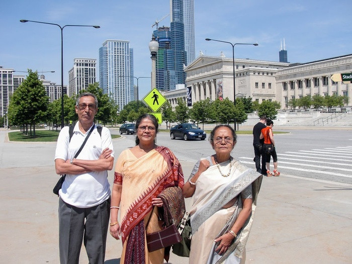 Cụ bà tiếp tục hành trình đến Chicago vào năm 2009.
