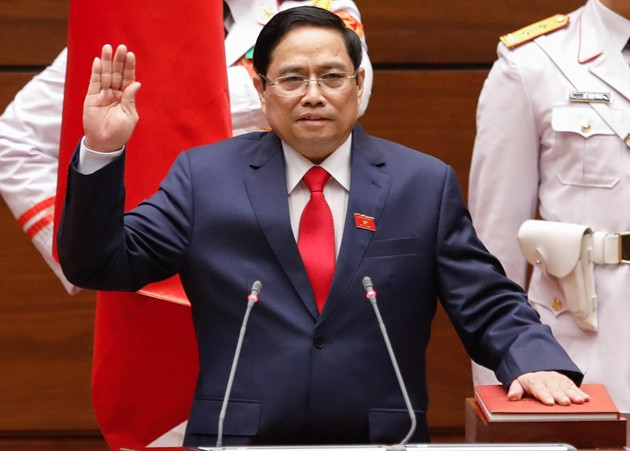 Thủ tướng Chính phủ Phạm Minh Chính (sinh ngày 10/12/1958), quê quán xã Hoa Lộc, huyện Hậu Lộc, tỉnh Thanh Hoá. Chức vụ: Ủy viên Bộ Chính trị; Bí thư Trung ương Đảng; Trưởng Ban Tổ chức Trung ương; Thủ tướng Chính phủ. Trình độ chuyên môn: Phó Giáo sư, Tiến sĩ Luật, Kỹ sư Xây dựng.
