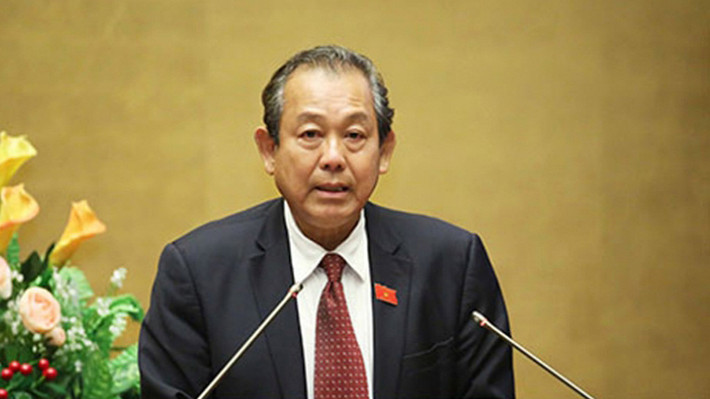 Phó Thủ tướng Chính phủ Trương Hòa Bình (sinh ngày 13/4/1955), quê quán xã Long Đước Đông, huyện Cần Giuộc, tỉnh Long An. Chức vụ: Ủy viên Bộ Chính trị: Khóa XII; Bí thư Trung ương Đảng: Khóa XI; Ủy viên Trung ương Đảng: Khóa X, XI, XII; Phó Thủ tướng Thường trực Chính phủ; Đại biểu Quốc hội: Khóa X, XI, XII, XIII, XIV. Trình độ chuyên môn: Thạc sĩ Luật, Kỹ sư Công trình thủy.