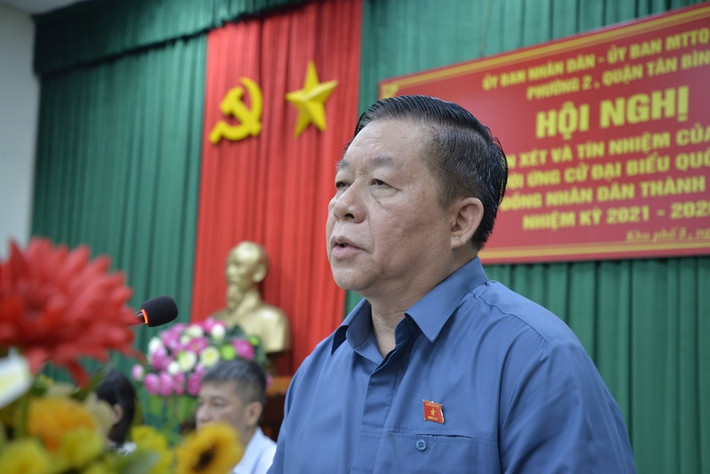 Tại hội nghị, 100% cử tri tham dự đã biểu quyết thống nhất giới thiệu ông Nguyễn Trọng Nghĩa ứng cử ĐBQH khoá XV.