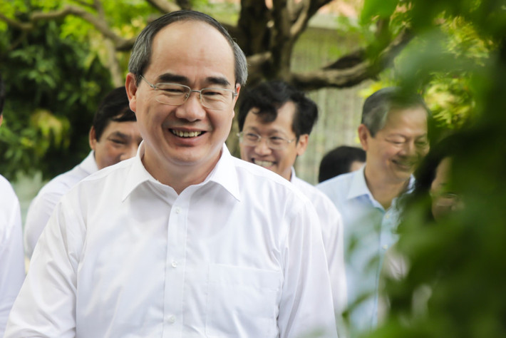Tại hội nghị, cử tri đã nghe giới thiệu các tiêu chuẩn theo luật định và tóm tắt lý lịch của ông Nguyễn Thiện Nhân.