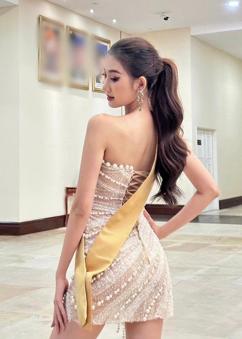 Đại diện Việt Nam lọt top 10 thí sinh được yêu thích nhất khi cuộc thi diễn ra. Ảnh: FB Quế Anh.